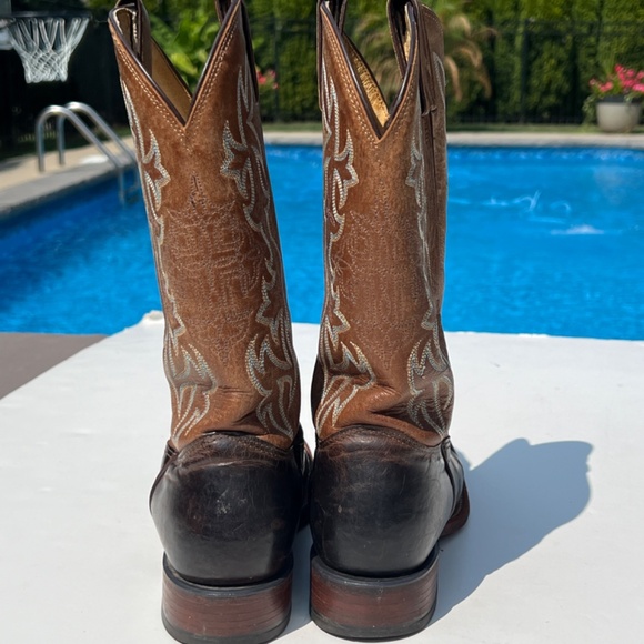Tony Lama Women's San Saba Western Boot with Cross Inlay Size: 7.5 B (TC 1002L) - Picture 5 of 16